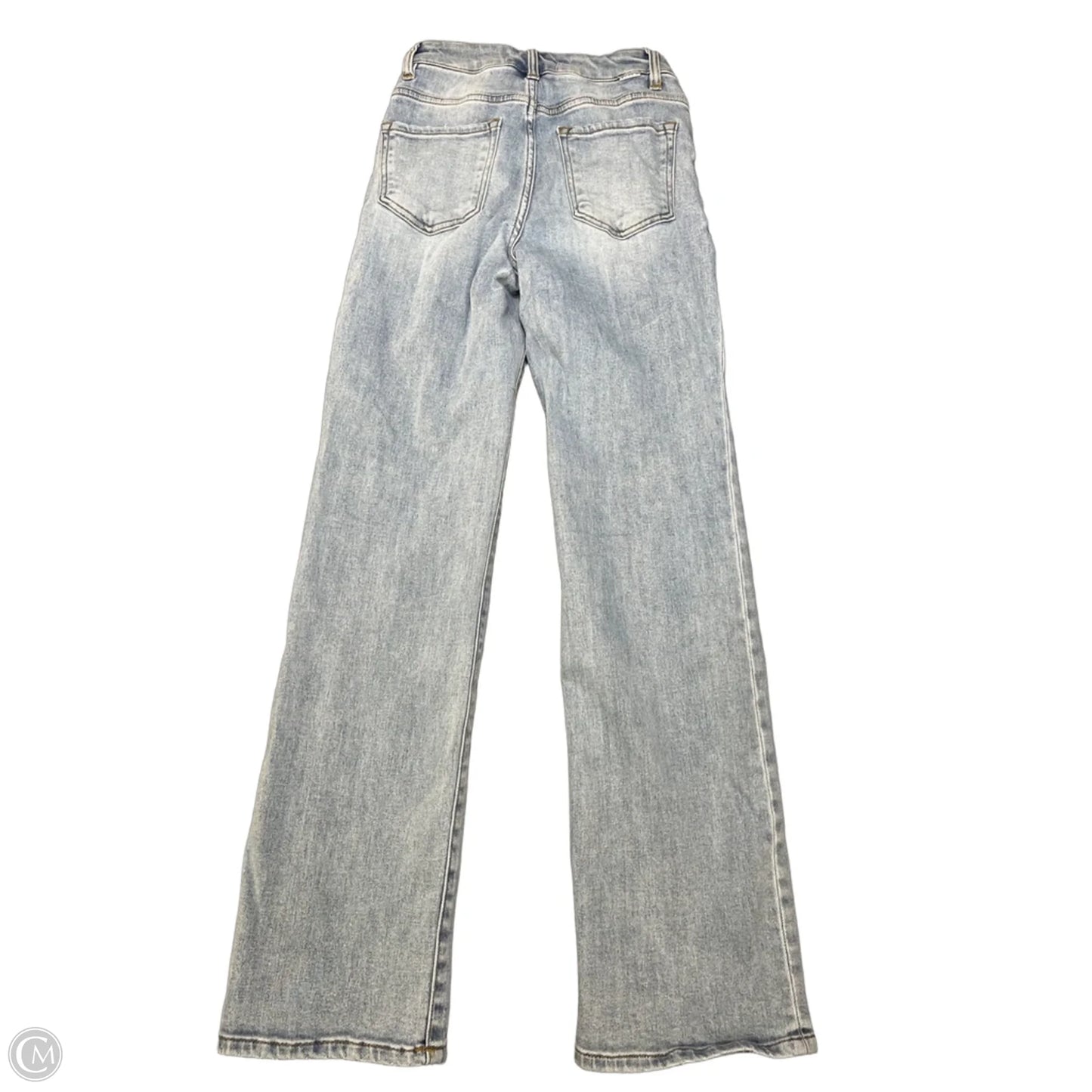 Jeans Straight By Risen In Blue Denim, Size: 0