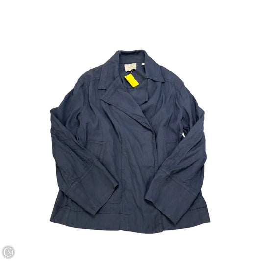 Top Long Sleeve By Vince In Navy, Size: S
