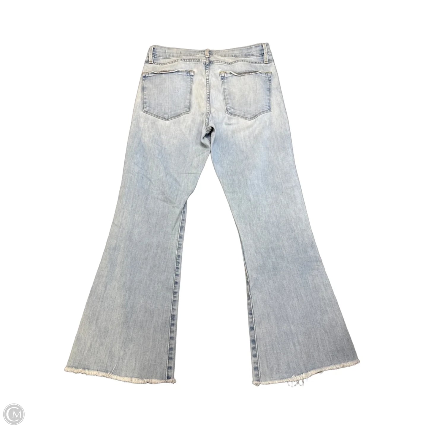Jeans Cropped By Frame In Blue Denim, Size: 2