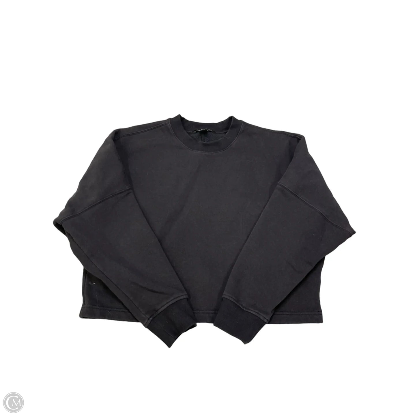 Athletic Sweatshirt Crewneck By Athleta In Black, Size: S