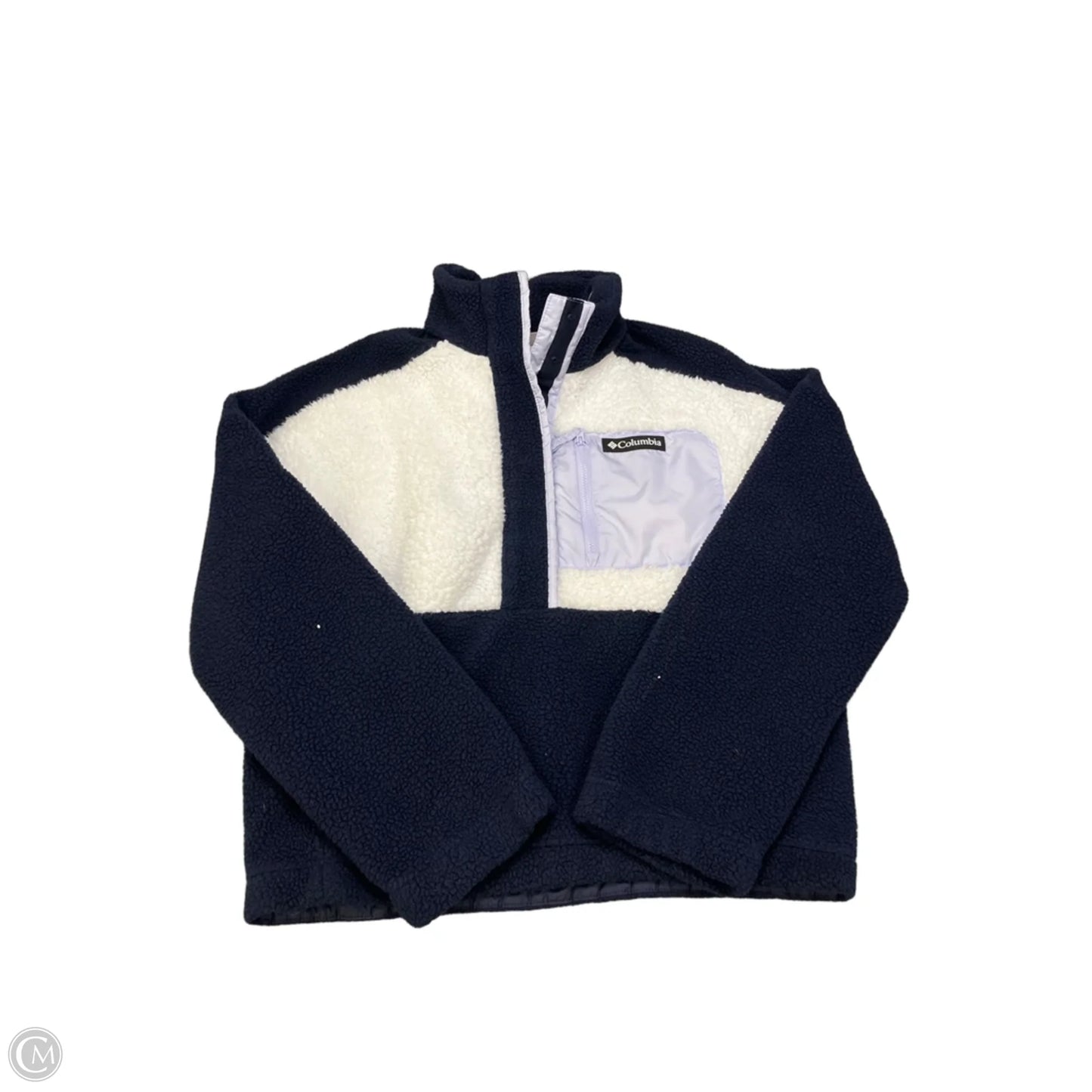 Sweatshirt Collar By Columbia In Navy, Size: M