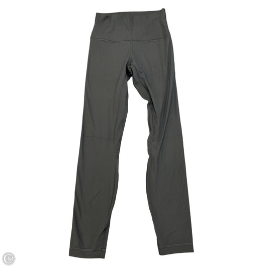 Athletic Leggings By Lululemon In Grey, Size: S