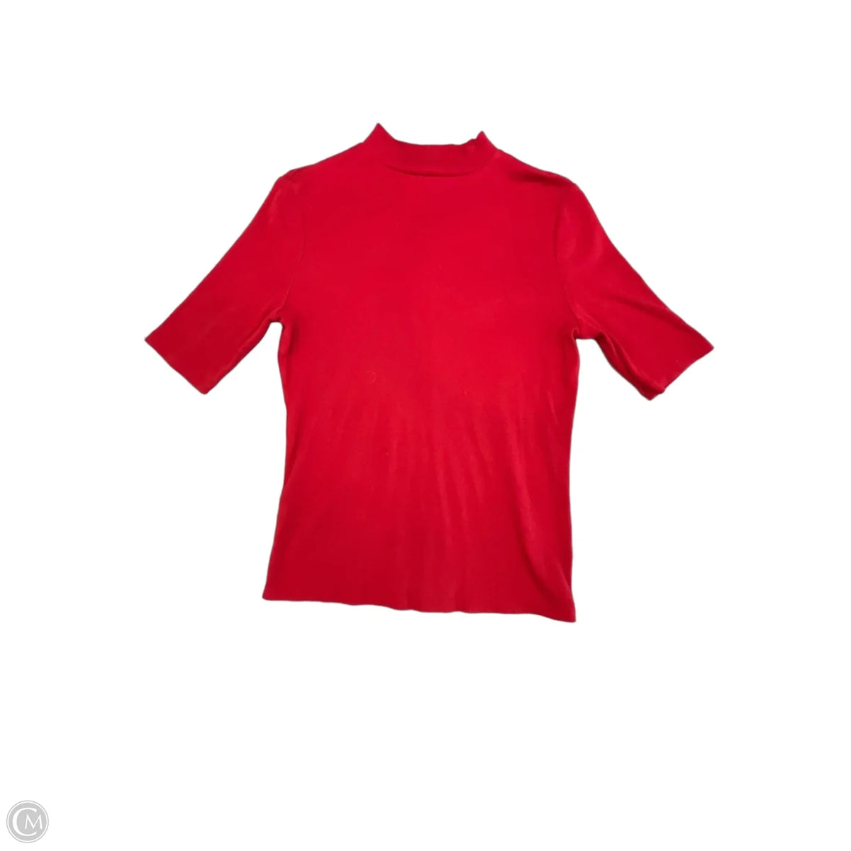 Top Short Sleeve Basic By A New Day In Red, Size: S