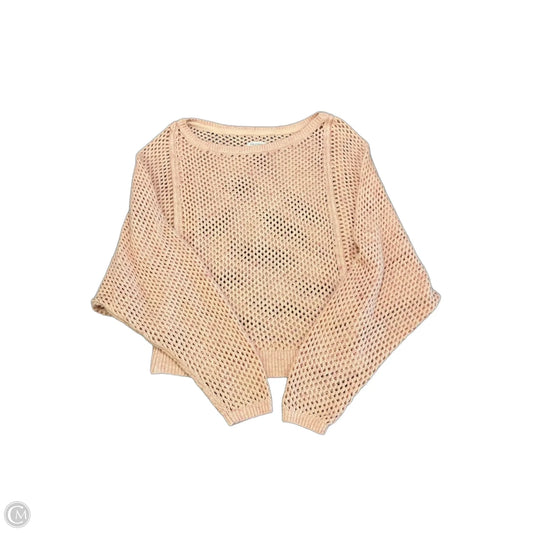 Sweater By Pilcro In Peach, Size: Xxs