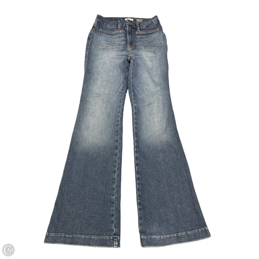 Jeans Boot Cut By Good American In Blue Denim, Size: 8