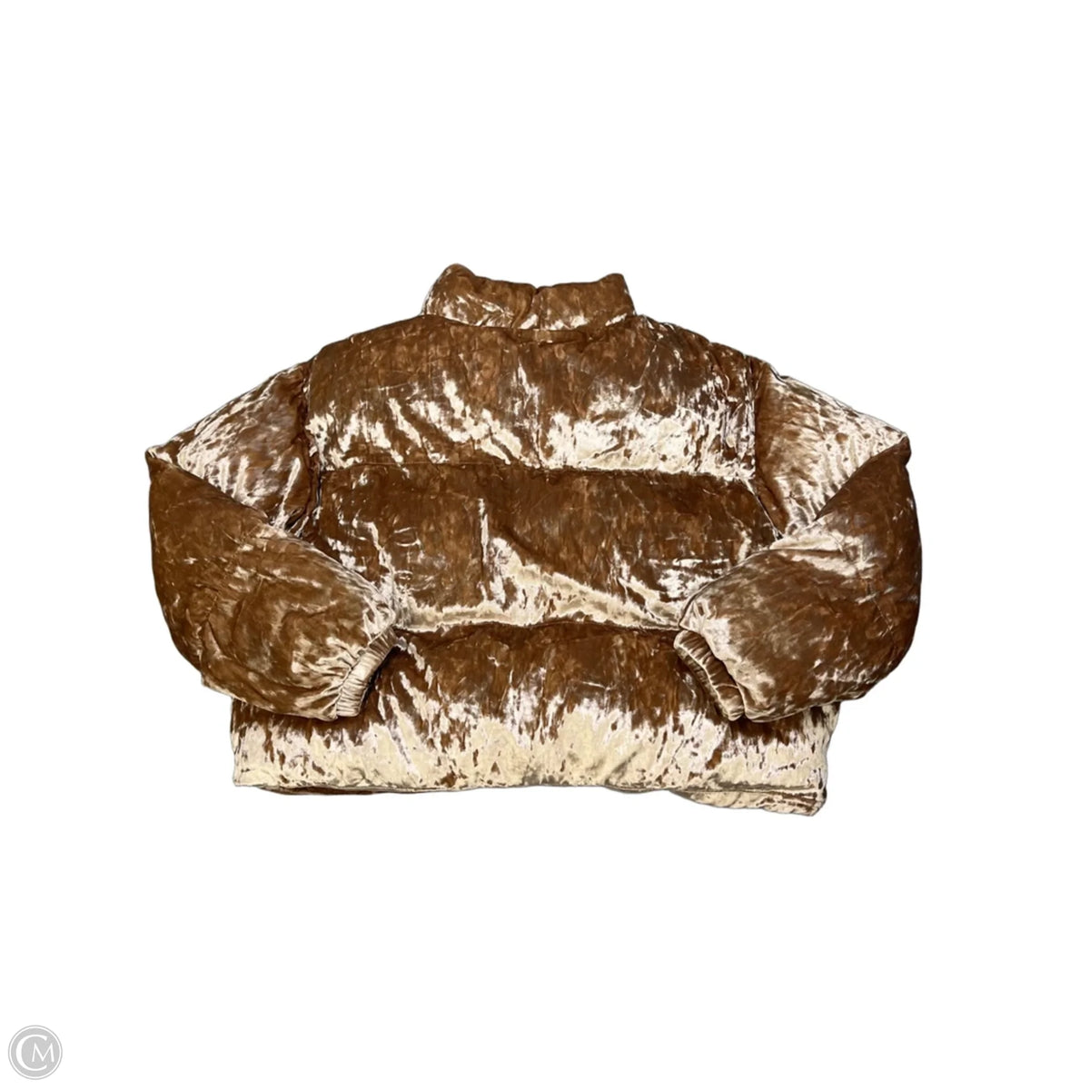 Jacket Puffer & Quilted By Fabletics In Brown, Size: M