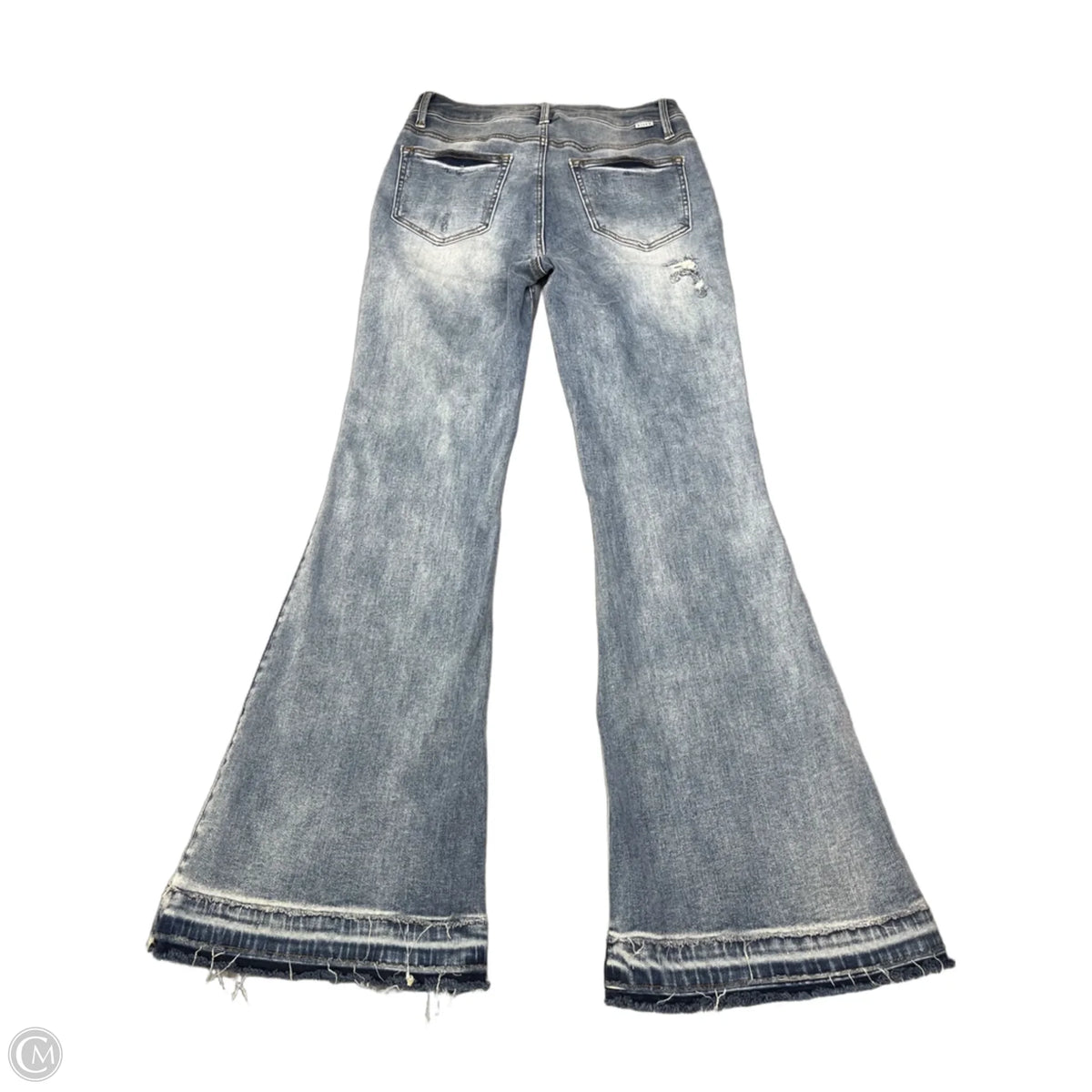 Jeans Flared By Risen In Blue Denim, Size: 10