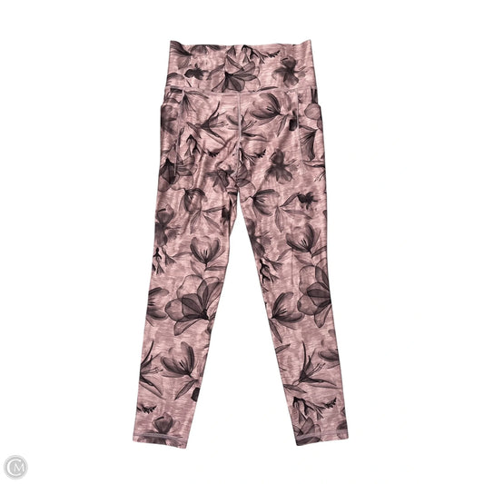Athletic Leggings By Athleta In Pink, Size: S
