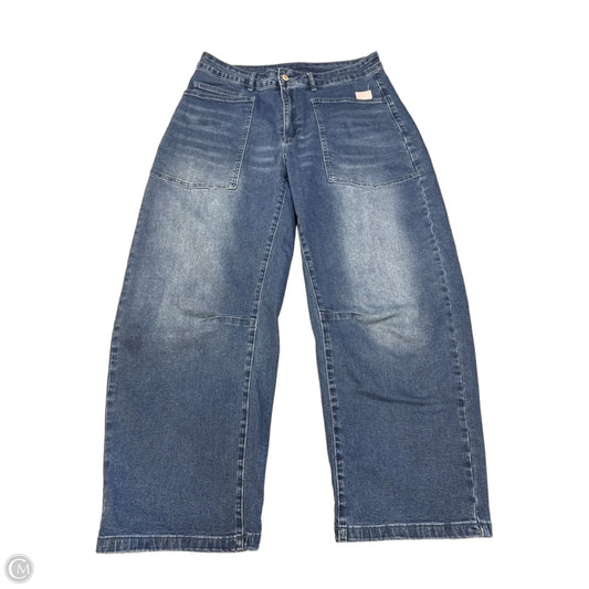 Jeans Wide Leg By Clothes Mentor In Blue Denim, Size: 14