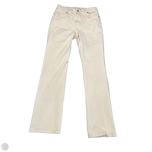 Jeans Straight By Tecovas In Cream Denim, Size: 2