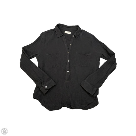 Top Long Sleeve By Velvet By Graham & Spencer In Black, Size: S