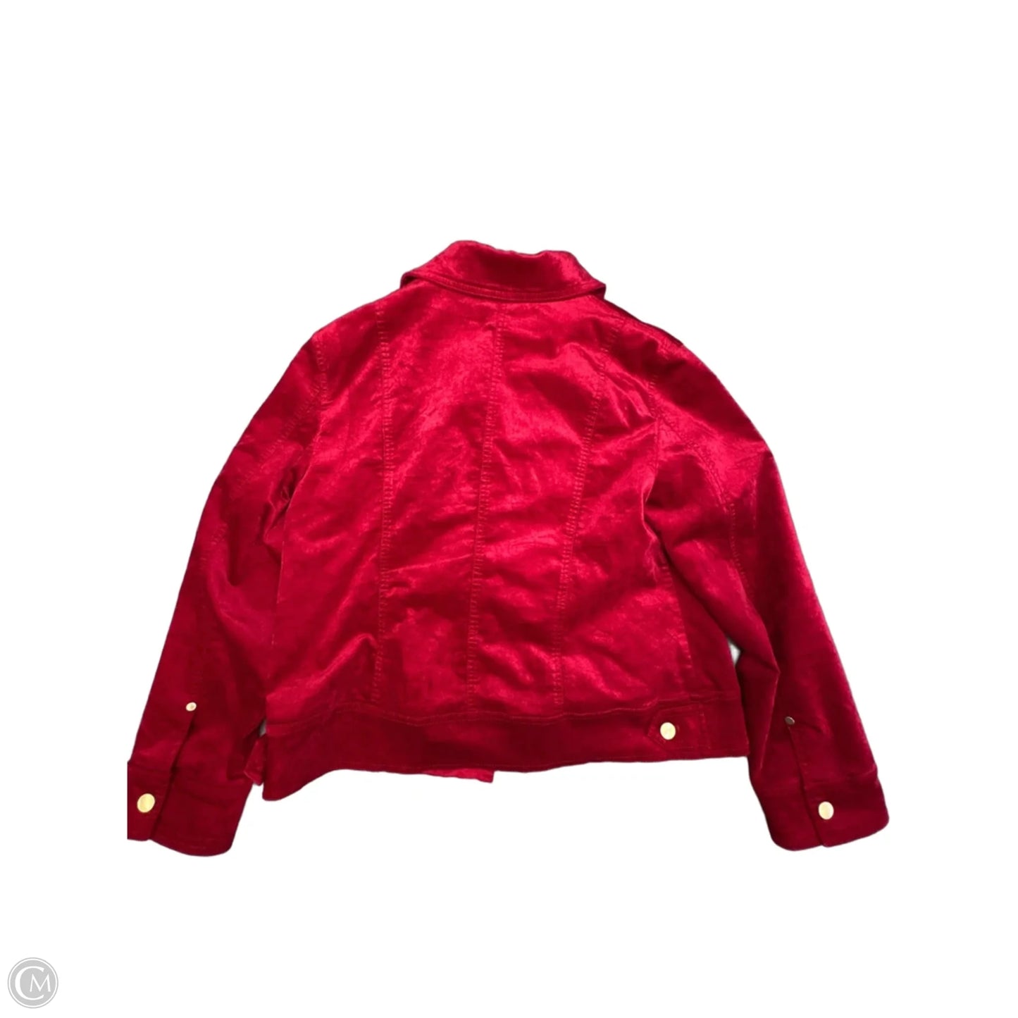 Jacket Other By Chicos In Red, Size: L
