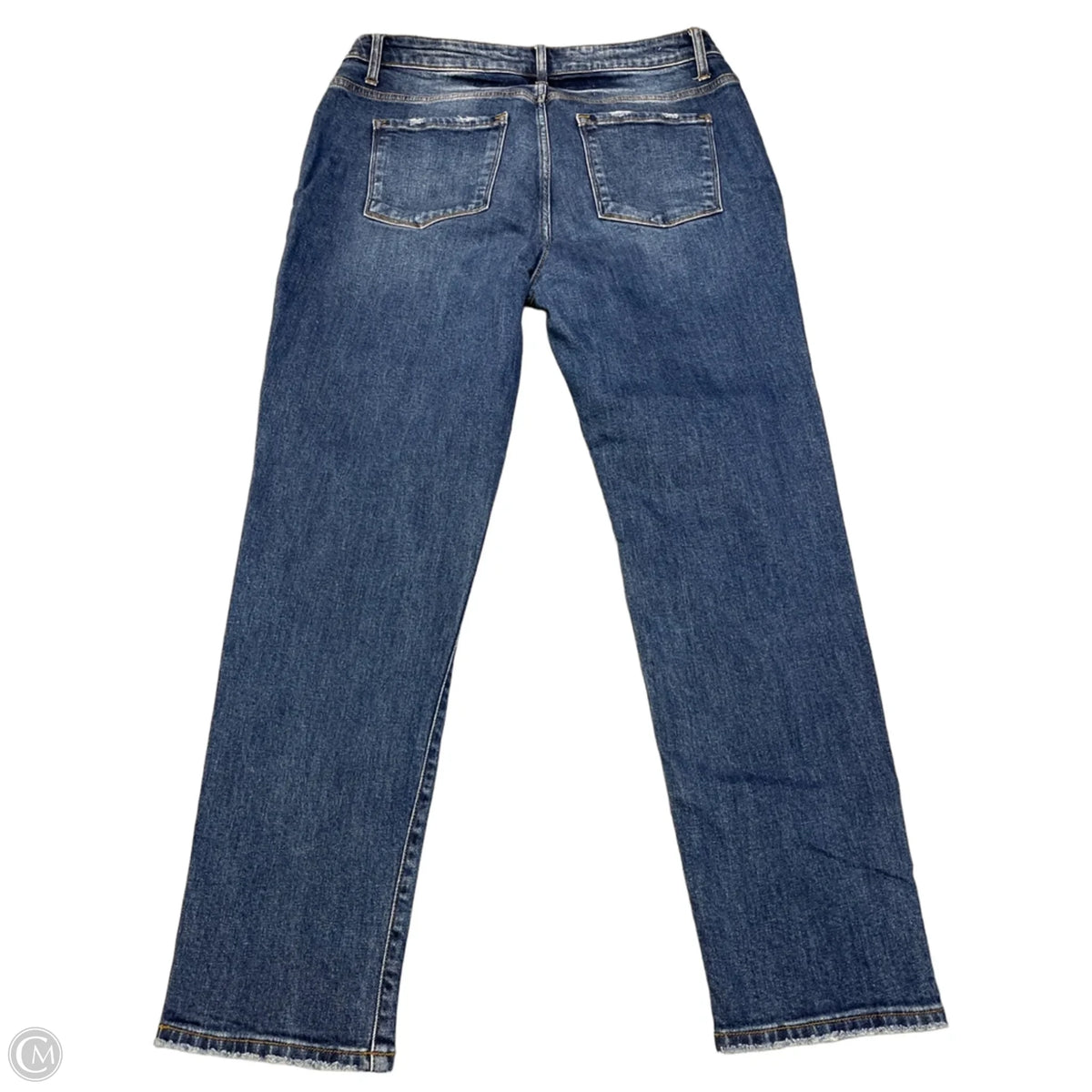 Jeans Straight By Flying Monkey In Blue Denim, Size: 14