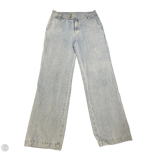 Jeans Wide Leg By Princess Polly In Blue Denim, Size: 8
