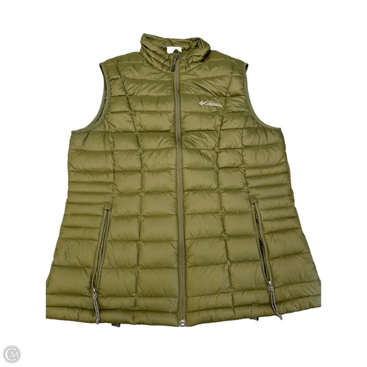 Vest Puffer & Quilted By Columbia In Green, Size: L