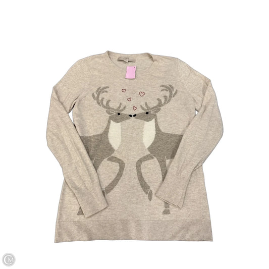 Top Long Sleeve By Loft In Animal Print, Size: S
