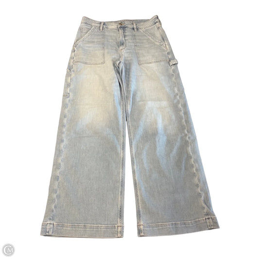 Jeans Wide Leg By American Eagle In Blue Denim, Size: 12