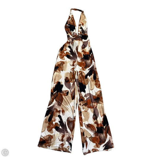 Jumpsuit By Clothes Mentor In Brown, Size: M