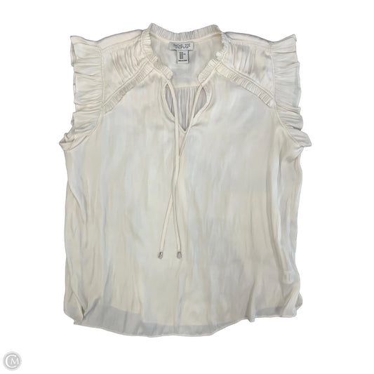 Blouse Sleeveless By Rachel Zoe In Cream, Size: Xl