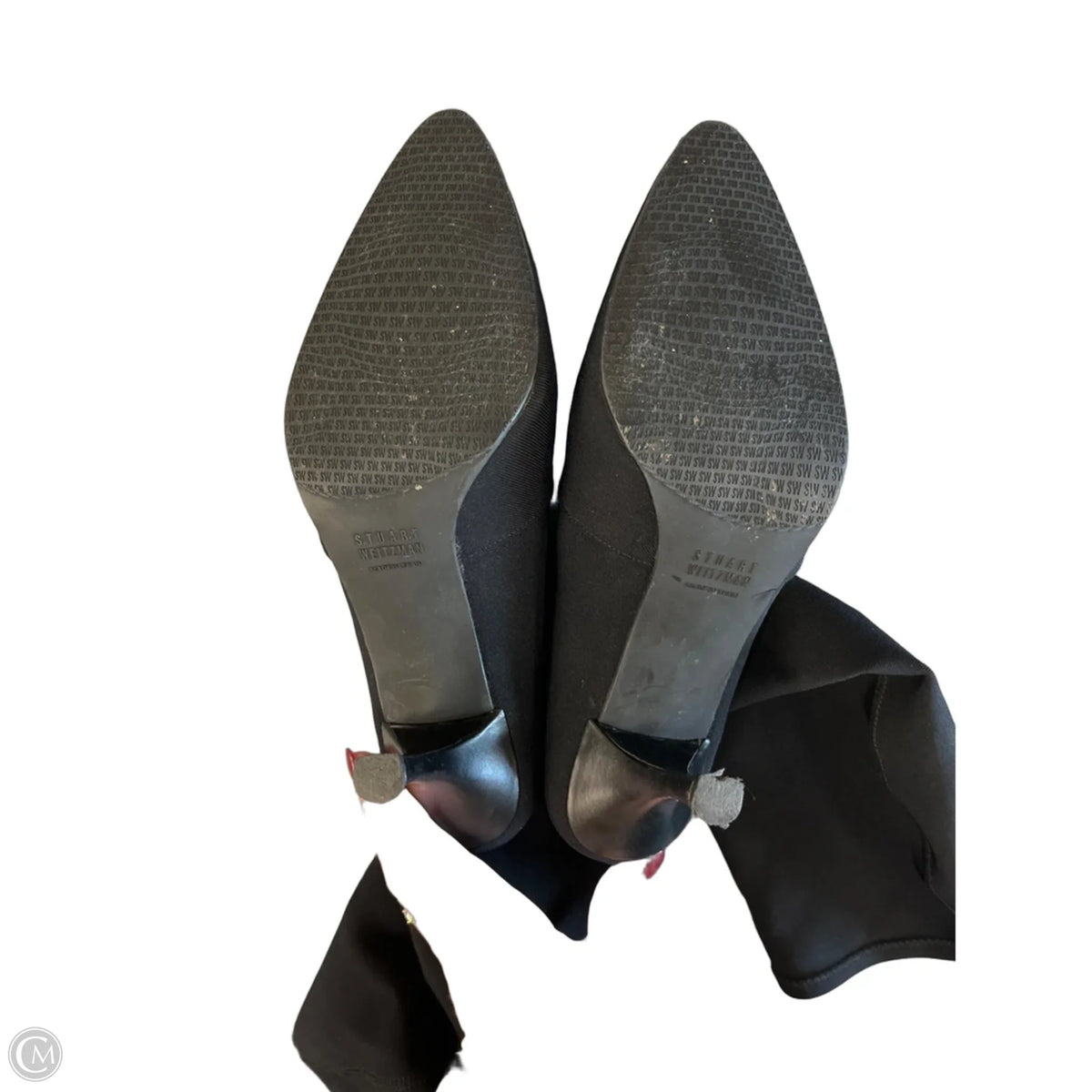 Boots Designer By Stuart Weitzman In Black, Size: 9