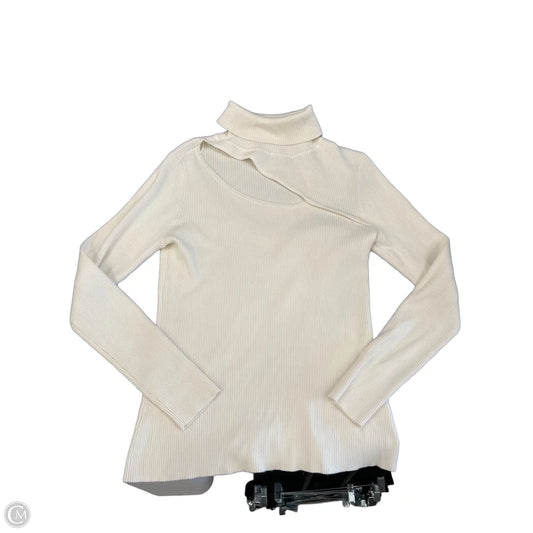 Top Long Sleeve By Cyrus In Cream, Size: M
