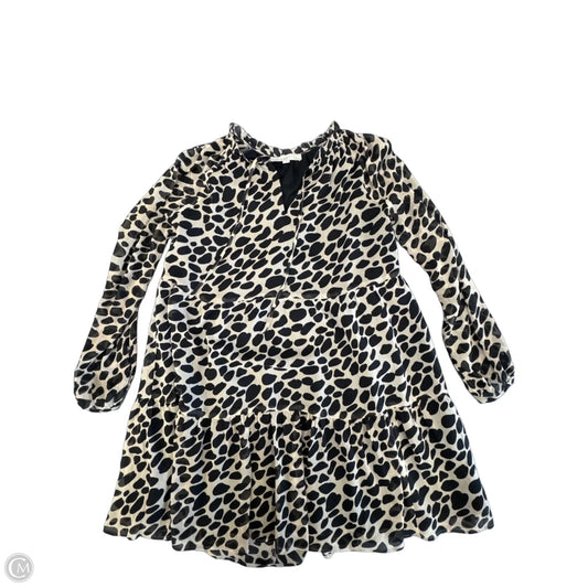 Dress Casual Short By Loft In Black & Cream, Size: Mp