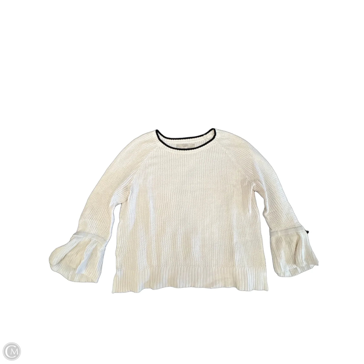 Sweater By Loft In White, Size: M