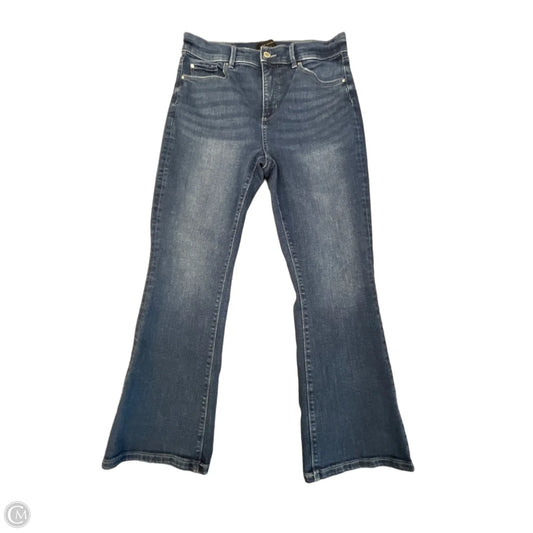Jeans Boot Cut By Ann Taylor In Blue Denim, Size: 10p