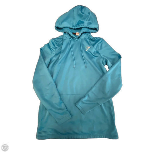Athletic Sweatshirt Hoodie By Gym Shark In Blue, Size: S