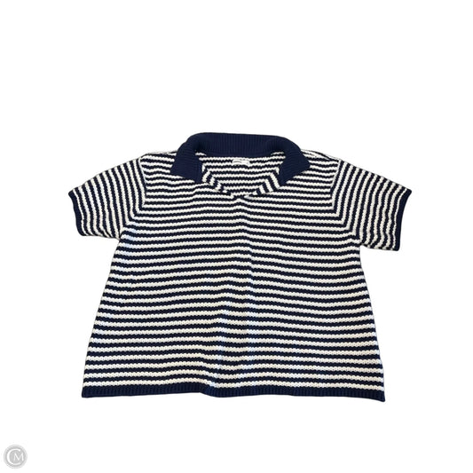 Top Short Sleeve By Sonoma In Striped Pattern, Size: 3x