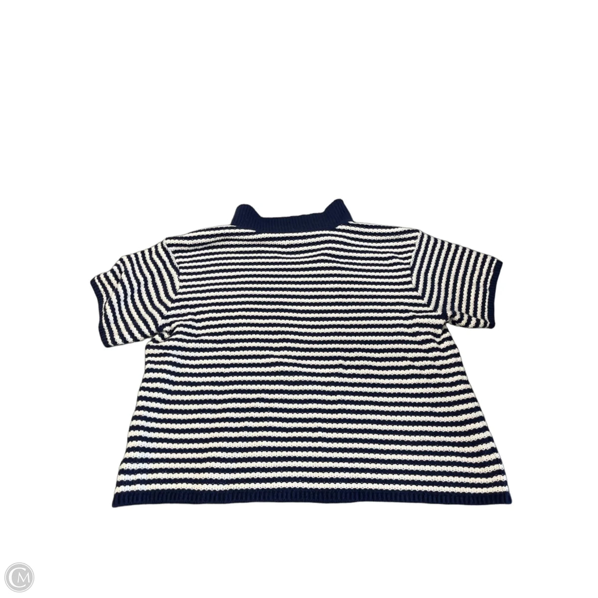 Top Short Sleeve By Sonoma In Striped Pattern, Size: 3x