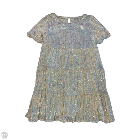 Dress Party Short By She + Sky In Cream, Size: 2x