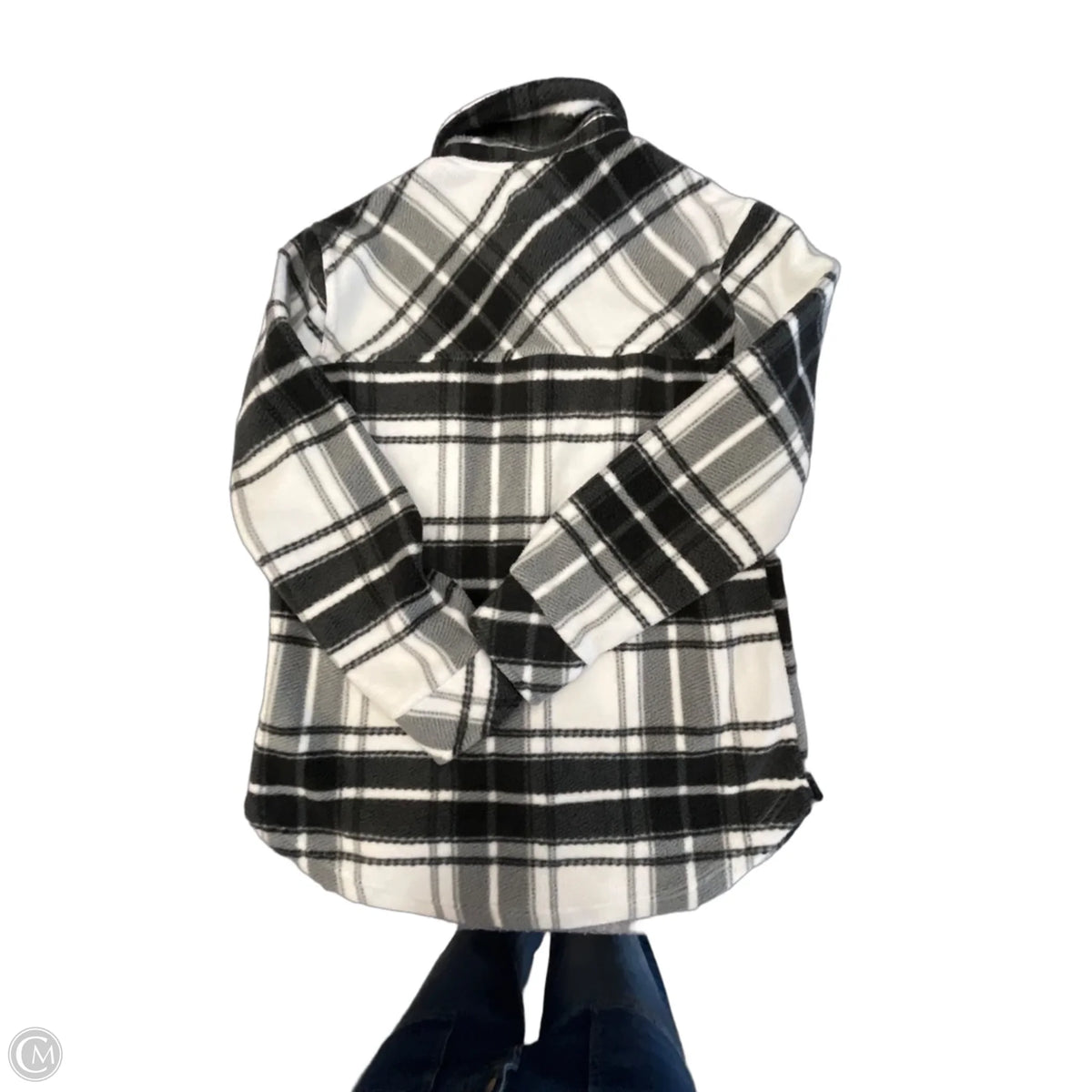 Jacket Shirt By Thread And Supply In Plaid Pattern, Size: S