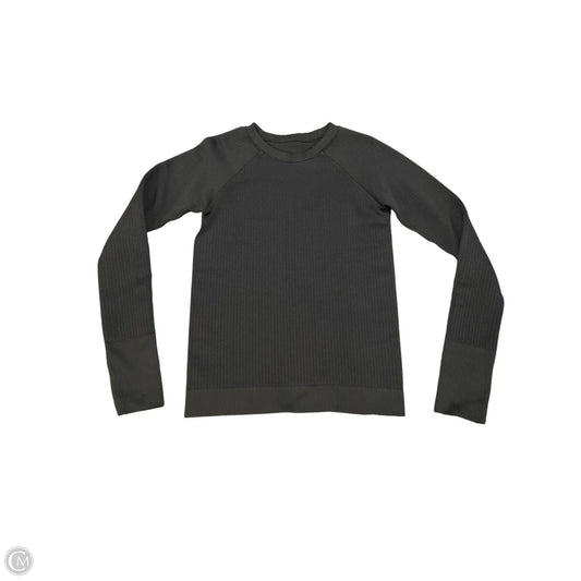 Athletic Top Long Sleeve By Lululemon In Black, Size: M