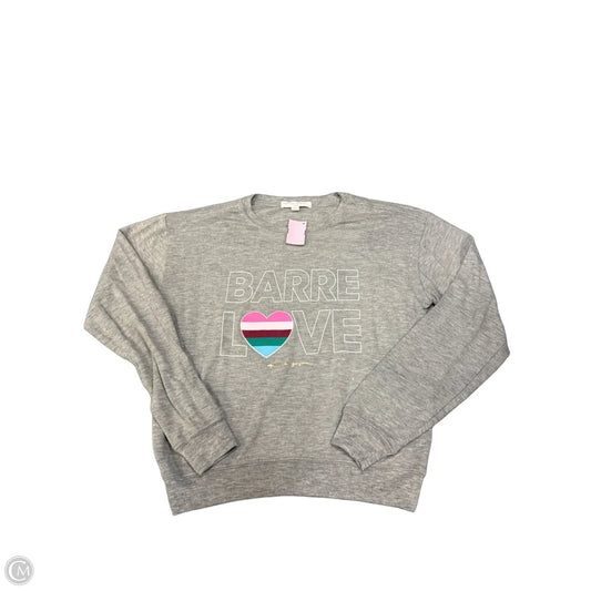 Top Long Sleeve By Spiritual Gangster In Grey, Size: M