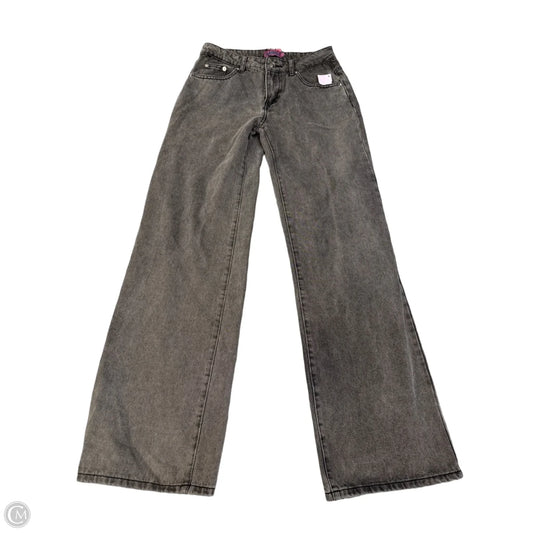 Jeans Straight By Edikted In Black Denim, Size: 4