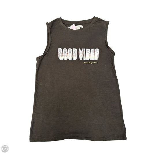 Tank Top By Spiritual Gangster In Black, Size: S