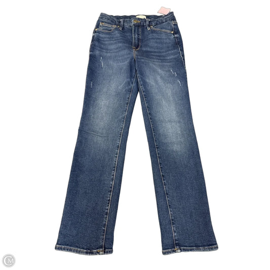 Jeans Straight By Good American In Blue Denim, Size: 4