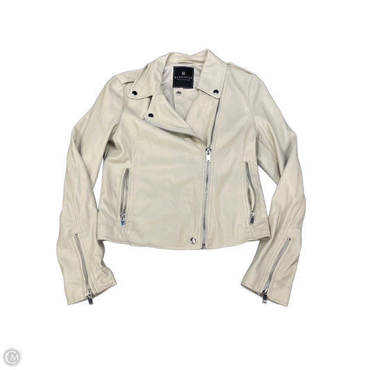 Jacket Moto By Bagatelle In Beige, Size: S