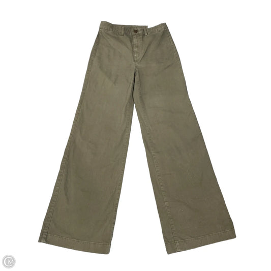 Pants Wide Leg By Gap In Green, Size: S