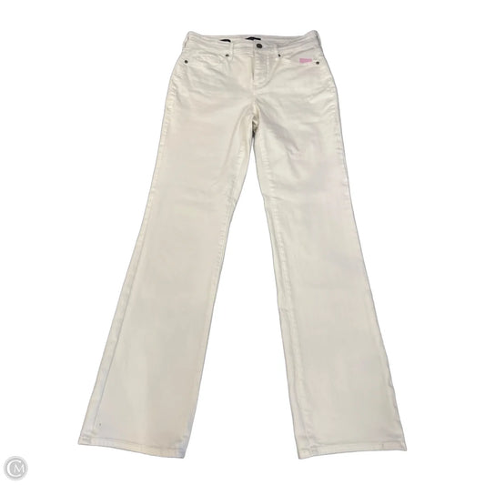 Jeans Straight By Not Your Daughters Jeans In White Denim, Size: 8