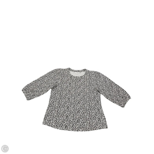 Top Short Sleeve By Chicos In Animal Print, Size: M