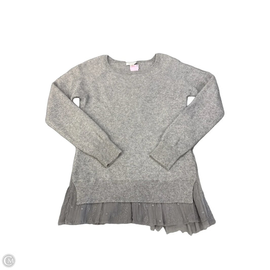 Sweater Cashmere By Garnet Hill In Grey, Size: M