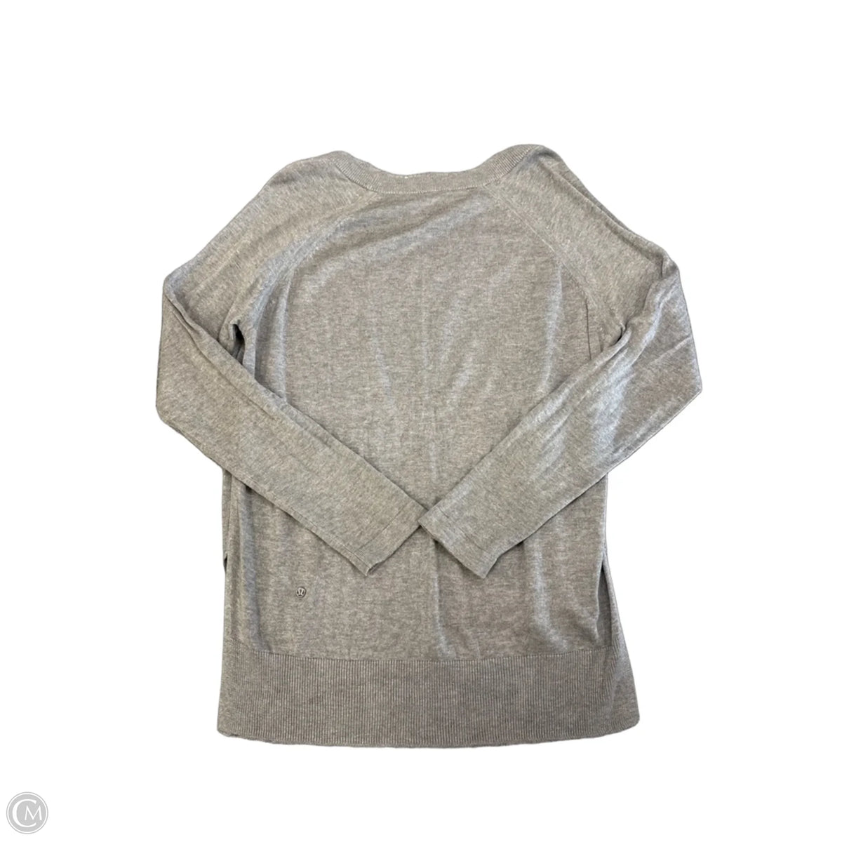 Top Long Sleeve By Lululemon In Grey, Size: S