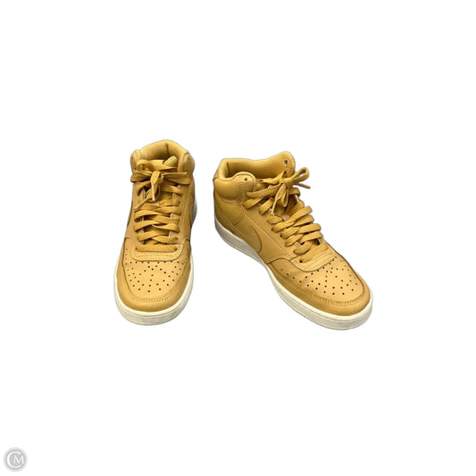 Shoes Sneakers By Nike In Yellow, Size: 7