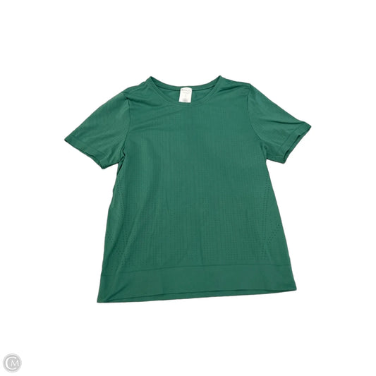 Athletic Top Short Sleeve By Athleta In Green, Size: Xs