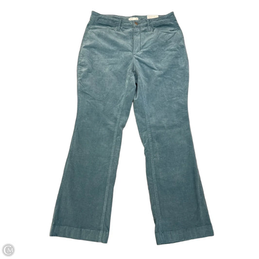 Pants Corduroy By Croft And Barrow In Teal, Size: L