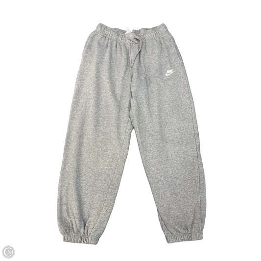 Athletic Pants By Nike Apparel In Grey, Size: S