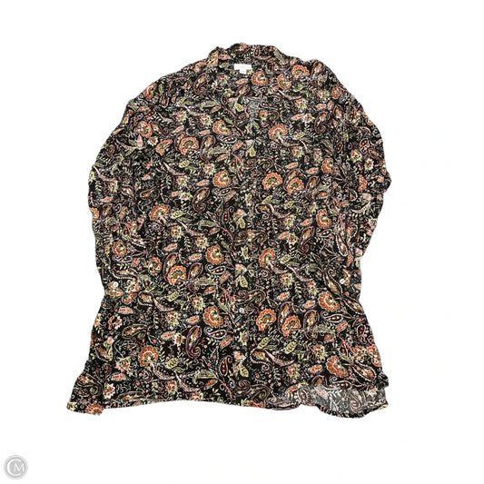 Dress Casual Short By J. Jill In Floral Print, Size: M