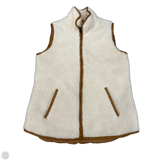 Vest Faux Fur & Sherpa By Old Navy In Cream, Size: S